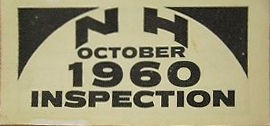 (image for) 1960 New Hampshire Inspection Sticker